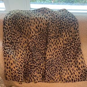 & Other Stories Beige and Black Patterned Skirt